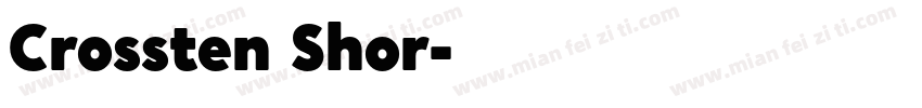 Crossten Shor字体转换